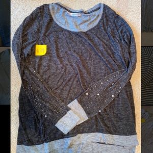 Maurices Bling Sleeve Sweater